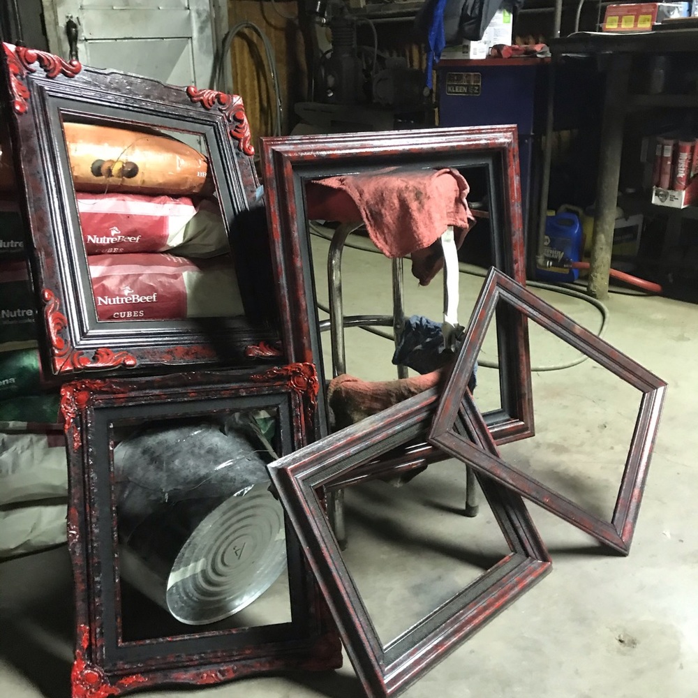 Custom old frames and gift buckets!!